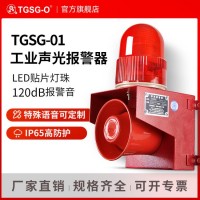 工业语音声光报警器TGSG-01喇叭防水防尘220V24V